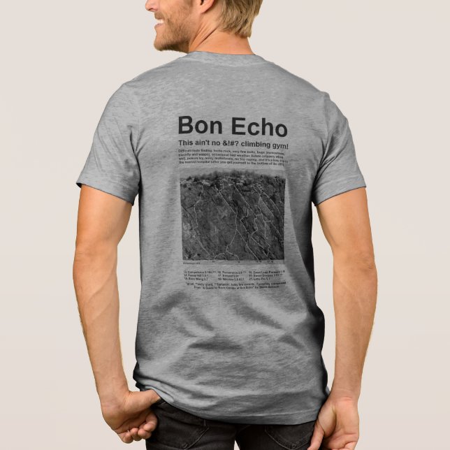 T-shirt En Tri-matière Ce T-shirt n'est pas bon Echo (Verso)