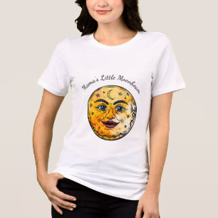 T-shirt En Tri-matière Célébration du Baby shower de la Lune