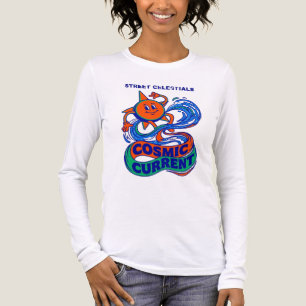 T-shirt En Tri-matière Célestes de Rue Courant Cosmique Graphique Rétro S