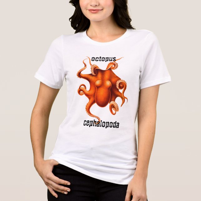 T-shirt En Tri-matière Céphalopoda Octopus T-shirt (Recto)