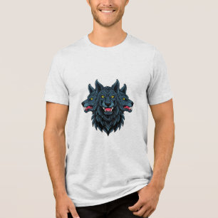 T-shirt En Tri-matière Cerberus chien à trois têtes