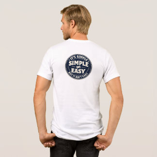 T-shirt En Tri-matière C'est Simple Mais Ce N'est Pas Facile