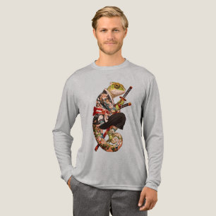 T-shirt En Tri-matière Chameleon Samurai - Guerrier tatoué avec Katana
