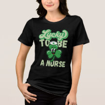 Chance d'être une infirmière St. Patrick's Day