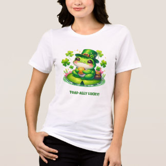 T-shirt En Tri-matière Chance en crapaud - Belle grenouille du jour de St