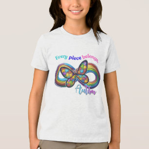 T-shirt En Tri-matière Chaque pièce brille - Autisme papillon Tee