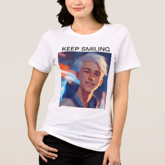 T-shirt En Tri-matière "Charme Jeune Vibrant - Design T-shirt moderne"