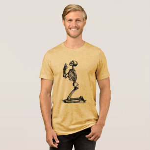 T-shirt En Tri-matière Charme vintage Witty - Prier Squelette
