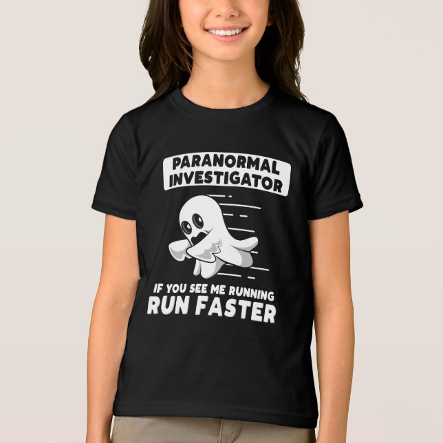 T-shirt En Tri-matière Chasse aux fantômes d'Halloween Enquêteur paranorm (Recto)