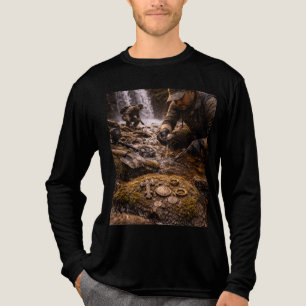 T-shirt En Tri-matière Chasseur de trésor détecteur Graphique