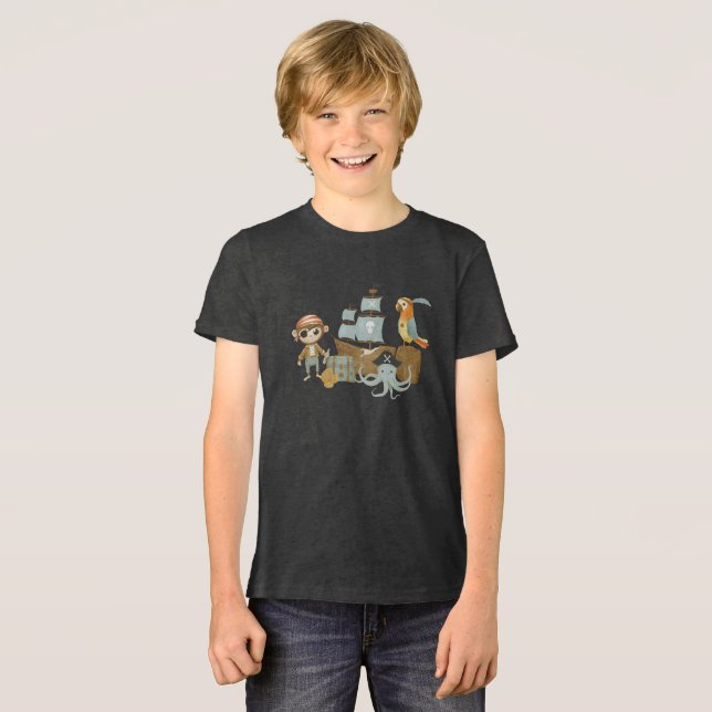 T-shirt En Tri-matière Chasseur de trésor Pirate Anniversaire (Recto plein)