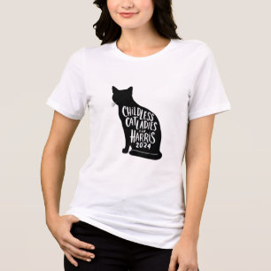 T-shirt En Tri-matière Chat Ladies for Harris 2024