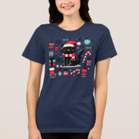 Chat noir de Noël