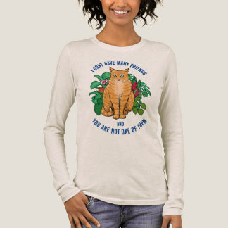 T-shirt En Tri-matière Chat Pas Amical
