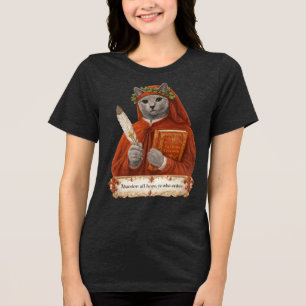 T-shirt En Tri-matière Chat Russe Bleu Dante Alighieri