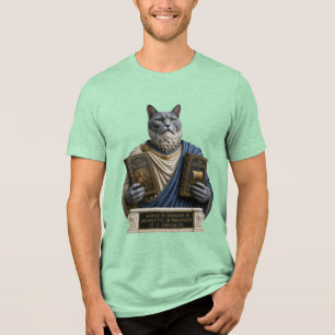 T-shirt En Tri-matière Chat Russe Bleu Homère