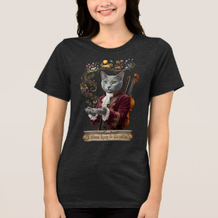 T-shirt En Tri-matière Chat Russe Bleu Vivaldi : Un héritage vibrant