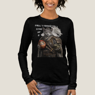 T-shirt En Tri-matière Chat Samouraï Bleu Russe