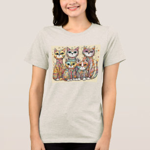 T-shirt En Tri-matière chats apaisants