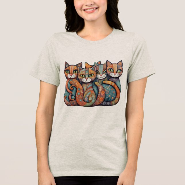 T-shirt En Tri-matière chats apaisants 3 (Recto)