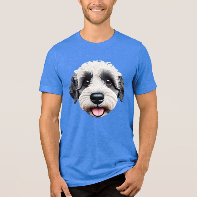T-shirt En Tri-matière Cheepadoodé visage heureux BW-2 (Recto)