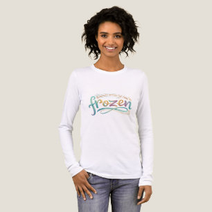 T-shirt En Tri-matière Chemise à manches longues avec typographie Frozen