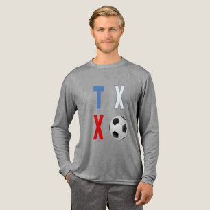 T-shirt En Tri-matière Chemise à manches longues tri-melange gris TEXAS