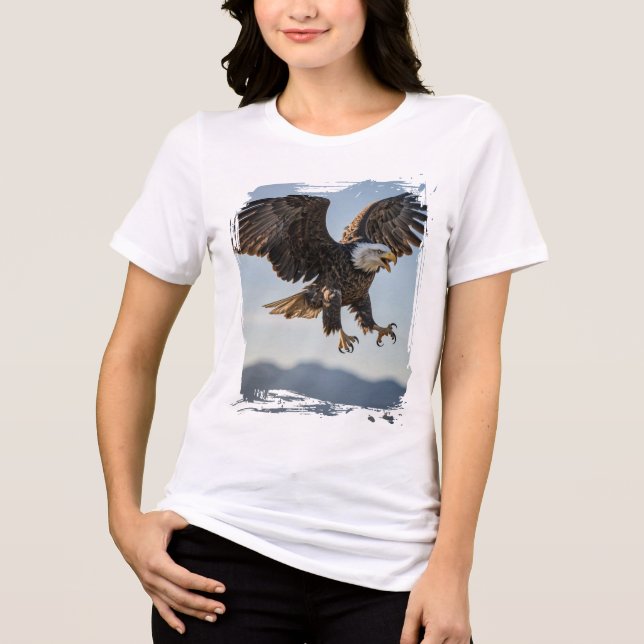 T-shirt En Tri-matière Chemise Aigle (Recto)