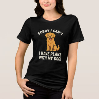 T-shirt En Tri-matière Chemise Amusante Chien - Propriétaire de l'animal 