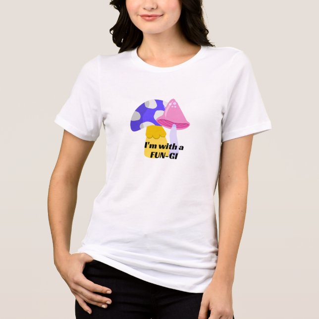 T-shirt En Tri-matière Chemise champignon amusante | Idée Cadeau Pour Les (Recto)