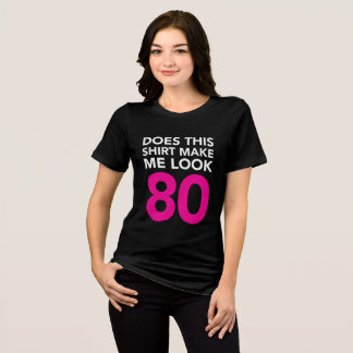 T-shirt En Tri-matière chemise d'anniversaire 80 ans