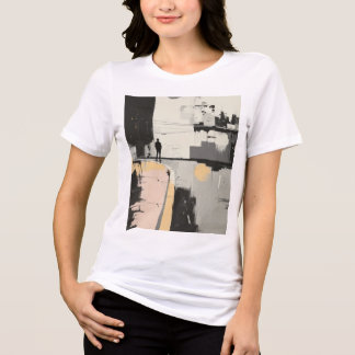 T-shirt En Tri-matière Chemise D'Art Urbain I Graphisme Contemporain Tee