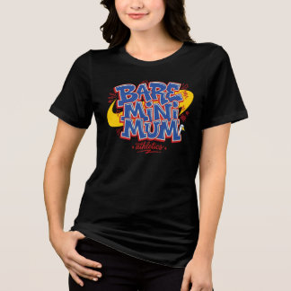 T-shirt En Tri-matière Chemise d'athlétisme Bare Minimum, parodie de l'éq