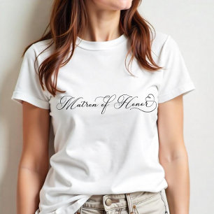 T-shirt En Tri-matière Chemise de Matrone d'Honneur – Tee-shirt élégant p
