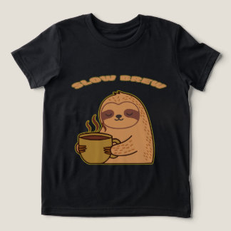 T-shirt En Tri-matière Chemise de paresseux à brassage lent drôle