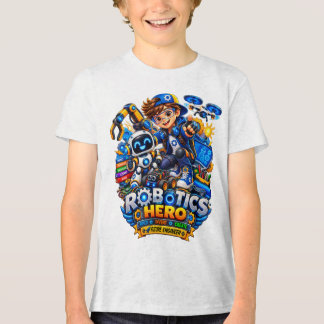 T-shirt En Tri-matière Chemise de robotique pour enfants | Robot d'ingéni