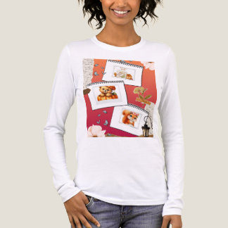 T-shirt En Tri-matière Chemise esthétique automne scrapbook animaux migno