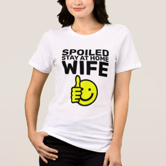 T-SHIRT EN TRI-MATIÈRE CHEMISE FEMME AU FOYER GÂTÉE
