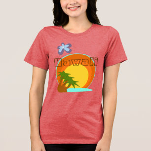 T-shirt En Tri-matière Chemise Hawaii Destination Vacances