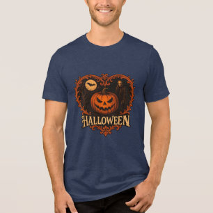 T-shirt En Tri-matière Chemise homme tri-blend Halloween effrayant – Fant