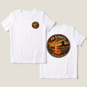 T-shirt En Tri-matière Chemise Huntington Beach Sunset