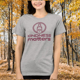 T-shirt En Tri-matière Chemise "La gentillesse compte" – Bouteille de gen