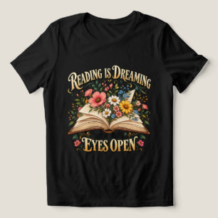 T-shirt En Tri-matière Chemise Lire, C'est Rêver les Yeux Ouverts