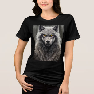 T-SHIRT EN TRI-MATIÈRE CHEMISE LOUP-GAROU