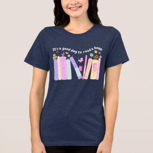 T-shirt En Tri-matière Chemise Mignonne, C'est un bon jour pour lire un l