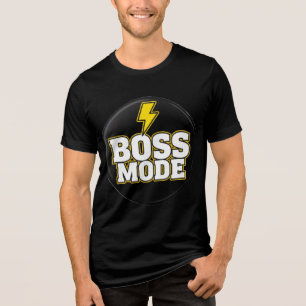 T-shirt En Tri-matière Chemise `Mode Patron`