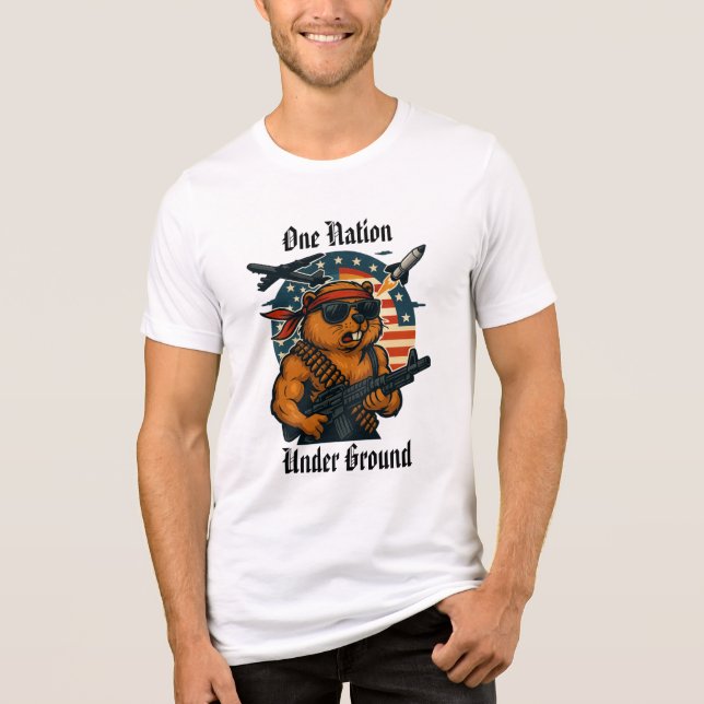 T-shirt En Tri-matière Chemise One Nation Under Ground DakRat (Recto)