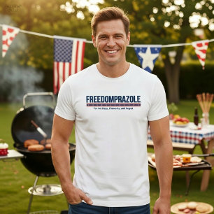 T-shirt En Tri-matière Chemise patriotique drôle de Freedomprazole pour l