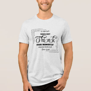 T-shirt En Tri-matière Chemise Proverbe Élégante