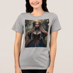 T-shirt En Tri-matière Chemise Rose Steampunk